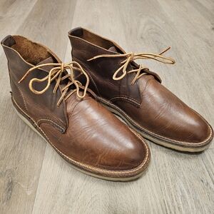 Red Wing USA 3322 Chukka Brown Leather Mens Ankle Shoes Boots 7.5 D, VGUC